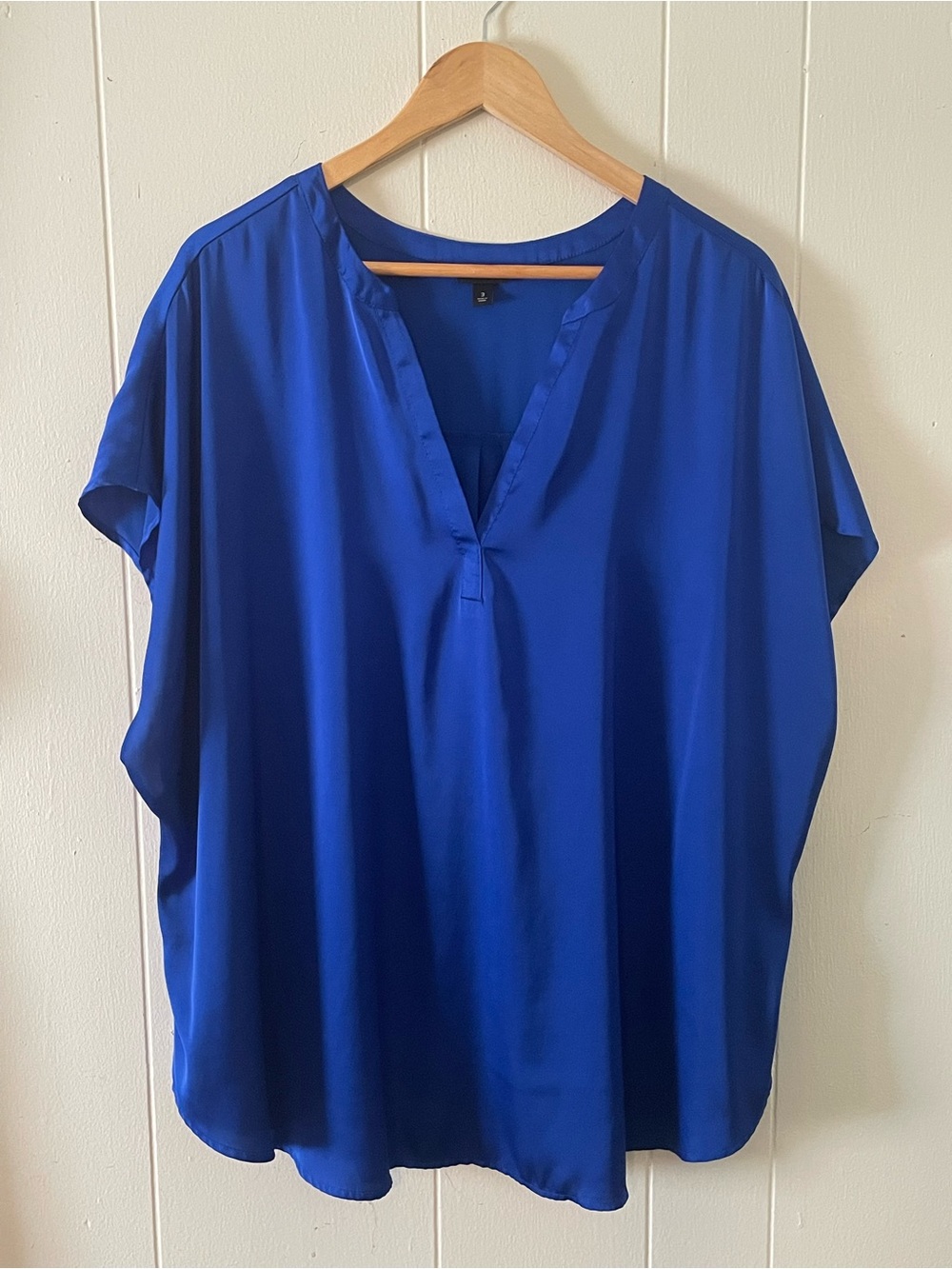 torrid Cobalt Blue V-Neck Dolman Blouse
